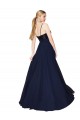 Discount Sleeveless Dark Navy A-Line Spaghetti Straps Prom Dress Canada