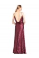 Discount Sleeveless Burgundy A-Line Halter Neck Prom Dress Canada