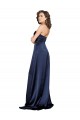 Discount Sleeveless Sapphire Low Back A-Line Sweetheart Prom Dress Canada