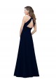 Discount Sleeveless Dusty Pink Keyhole Back A-Line Jewel Neck Prom Dress Canada