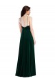 Discount Sleeveless Dark Green A-Line Halter Neck Prom Dress Canada