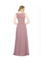 Discount Sleeveless A-Line Illusion Neck Black Tie Prom Dress Canada