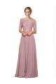 Discount Short Sleeves A-Line Off the Shoulder Prom Dress Canada
