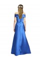 Discount Sleeveless A-Line Off the Shoulder Black Tie Prom Dress Canada