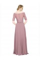Discount Short Sleeves A-Line Off the Shoulder Prom Dress Canada