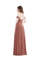 Discount Sleeveless Cinnamon Rose A-Line Off the Shoulder Prom Dress Canada