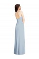 Discount Sleeveless Light Sky Blue Low Back A-Line Strapless Stretch Crepe Prom Dress Canada