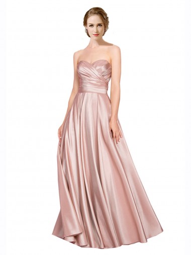 Discount Sleeveless Low Back A-Line Sweetheart Black Tie Prom Dress Canada