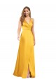 Discount Sleeveless Open Back A-Line V-Neck Prom Dress Canada
