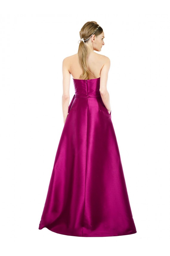 Discount Sleeveless Merlot A-Line V-Neck Prom Dress Canada