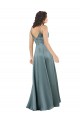 Discount Sleeveless Black V-Back A-Line V-Neck Prom Dress Canada