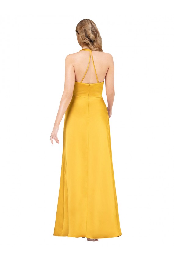 Discount Sleeveless Open Back A-Line V-Neck Prom Dress Canada