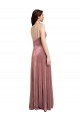 Discount Sleeveless Cinnamon Rose Low Back A-Line V-Neck Prom Dress Canada