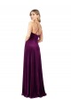 Discount Sleeveless Grape Criss Cross Back A-Line Scoop Neck Prom Dress Canada