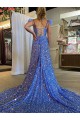 Discount Sleeveless A-Line V-Neck Prom Dress Canada