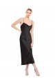Discount Sleeveless Black Low Back A-Line Spaghetti Straps Prom Dress Canada