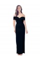 Discount Sleeveless Black Mermaid Off the Shoulder Prom Dress Canada