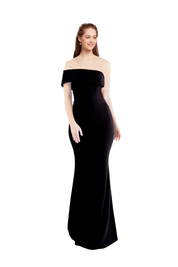 Discount Sleeveless Black Keyhole Back Mermaid One Shoulder Prom Dress Canada
