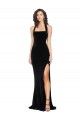 Discount Sleeveless Black Low Back Sheath Halter Neck Prom Dress Canada