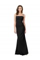 Discount Sleeveless Black Open Back Sheath Spaghetti Straps Prom Dress Canada