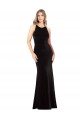 Discount Sleeveless Black Criss Cross Back Sheath Spaghetti Straps Prom Dress Canada