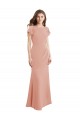 Discount Sleeveless Bliss Pink Low Back Mermaid Boat Neck Prom Dress Canada