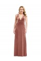 Discount Sleeveless Cinnamon Rose Criss Cross Open Back A-Line V-Neck Prom Dress Canada