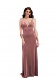 Discount Sleeveless Cinnamon Rose Low Back A-Line V-Neck Prom Dress Canada