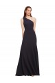 Discount Sleeveless Dark Navy A-Line One Shoulder Prom Dress Canada
