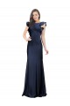 Discount Sleeveless Dark Navy Keyhole Back Mermaid Bateau Neck Prom Dress Canada