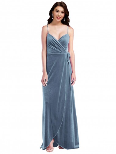 Discount Sleeveless Dusty Blue Low Back A-Line Sweetheart Prom Dress Canada