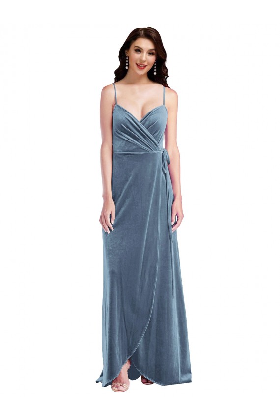 Discount Sleeveless Dusty Blue Low Back A-Line Sweetheart Prom Dress Canada