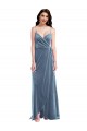 Discount Sleeveless Dusty Blue Low Back A-Line Sweetheart Prom Dress Canada
