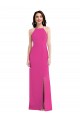 Discount Sleeveless Fuchsia Open Back Trumpet Halter Neck Prom Dress Canada