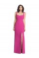 Discount Sleeveless Fuchsia Low Back Trumpet Square Neck Prom Dress Canada