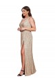 Discount Sleeveless Gold A-Line V-Neck Black Tie Plus Size Prom Dress Canada