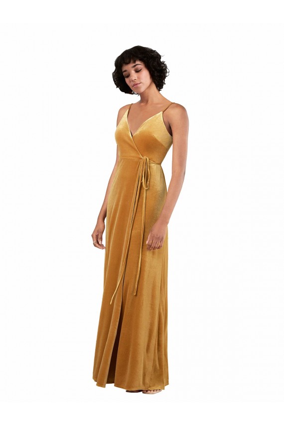 Discount Sleeveless Gold V-Back Column V-Neck Black Tie Prom Dress Canada