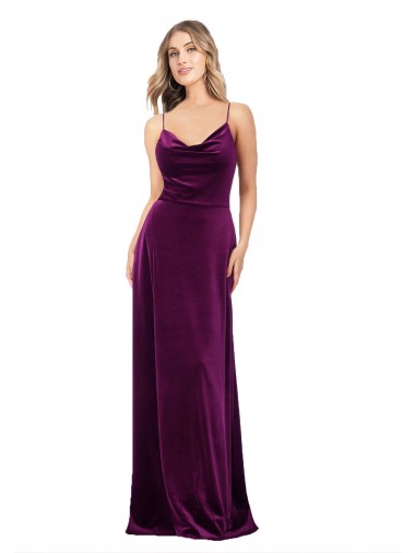 Discount Sleeveless Grape Criss Cross Back A-Line Scoop Neck Prom Dress Canada