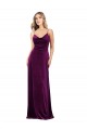 Discount Sleeveless Grape Criss Cross Back A-Line Scoop Neck Prom Dress Canada