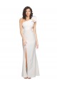 Discount Sleeveless Ivory Sheath One Shoulder Stretch Crepe Prom Dress Canada