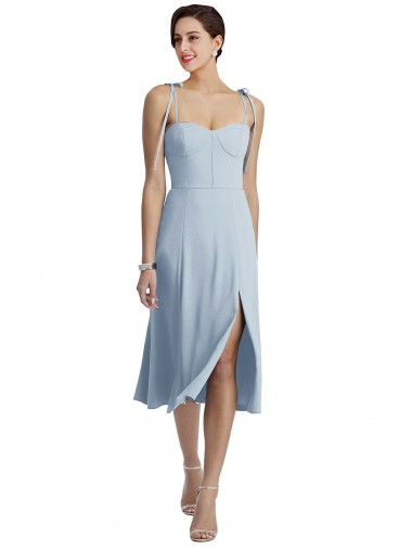 Discount Sleeveless Light Sky Blue A-Line Sweetheart Prom Dress Canada