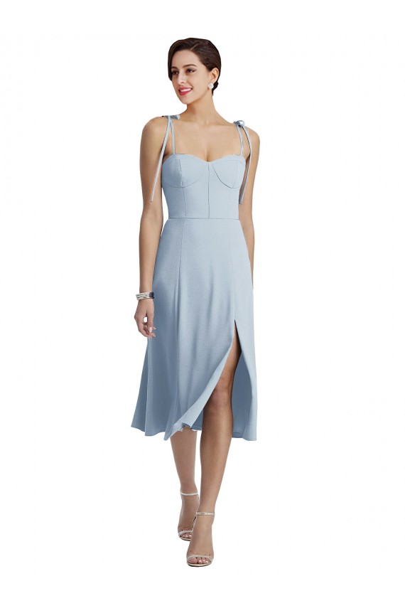 Discount Sleeveless Light Sky Blue A-Line Sweetheart Prom Dress Canada