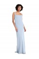 Discount Sleeveless Light Sky Blue Sheath Square Neck Prom Dress Canada