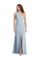 Discount Sleeveless Light Sky Blue Trumpet One Shoulder Stretch Crepe Prom Dress Canada