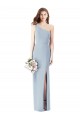 Discount Sleeveless Light Sky Blue Trumpet One Shoulder Prom Dress Canada