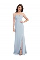 Discount Sleeveless Light Sky Blue Low Back Trumpet V-Neck Prom Dress Canada