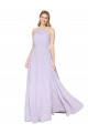 Discount Sleeveless Lilac A-Line Halter Neck Prom Dress Canada