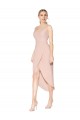 Discount Sleeveless Mauve V-Back Mermaid Spaghetti Straps High Low Prom Dress Canada