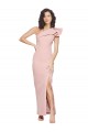 Discount Sleeveless Mauve Sheath One Shoulder Prom Dress Canada
