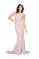 Discount Sleeveless Mauve Sheath One Shoulder Stretch Crepe Prom Dress Canada